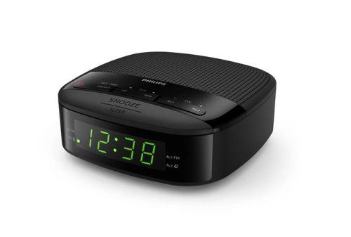 Rádió, digitális órával, PHILIPS TAR3205, fekete (PR3205BK)
