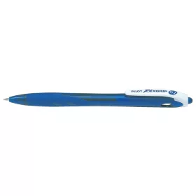   Golyóstoll, 0,22 mm, nyomógombos, PILOT Rexgrip, kék (PRGK)