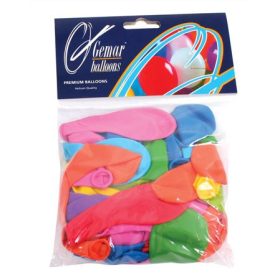 Léggömb, 18 cm, vegyes szín (PT0060)