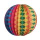 Lampion, kerek, 22cm, színes (PT10180140011)