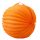 Lampion, kerek, 22 cm, narancs (PT101801400717)