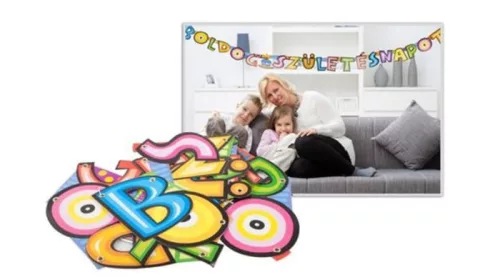 Felirat, 1,6 m, Boldog Születésnapot (PT1018060053)