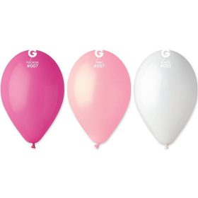   Léggömb, vegyes lányok színek, 26 cm, rózsaszín (PT10200009P)
