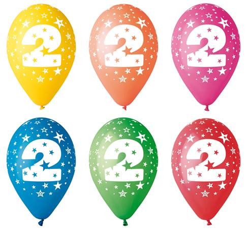 Léggömb, 26 cm, számos, 2 (PT11PR2)