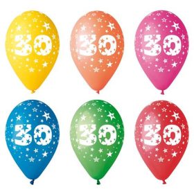 Léggömb, 26 cm, számos, 30 (PT11PR30)