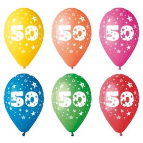 Léggömb, 26 cm, számos, 50 (PT11PR50)