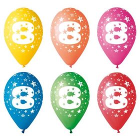 Léggömb, 26 cm, számos, 8 (PT11PR8)