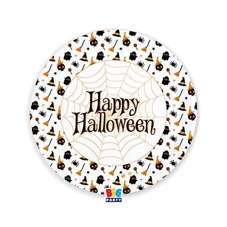 Tányér, papír, 22 cm, Halloween (PT2370076315)