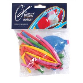 Modellező léggömb, pumpával, vegyes szín (PT6408347)