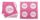 Szalvéta, 3 rétegű, 33x33 cm, Boldog Születésnapot, rózsaszín (PTFUN002)