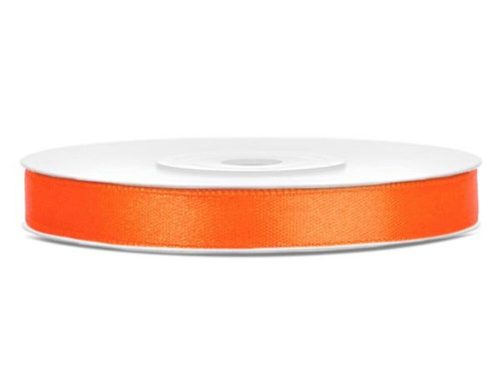 Szatén szalag, 6 mm, narancssárga (PTS6005)