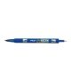 Alkoholos marker, 0,8/2 mm, kétvégű, PILOT Twin, kék (PTWK)