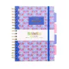 Spirálfüzet, B5, vonalas, 100 lap, PUKKA PAD Floral Project Book, vegyes minta (PUP2145)
