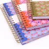 Spirálfüzet, B5, vonalas, 100 lap, PUKKA PAD Floral Project Book, vegyes minta (PUP2145)