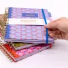 Spirálfüzet, B5, vonalas, 100 lap, PUKKA PAD Floral Project Book, vegyes minta (PUP2145)