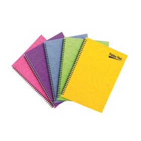   Spirálfüzet, A4, vonalas, 60 lap, PUKKA PAD Pressboard, vegyes szín (PUP7268V)