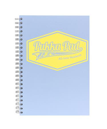Spirálfüzet, A5, vonalas, 100 lap, PUKKA PAD Pastel Jotta Pad, vegyes szín (PUP8629V)