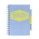 Spirálfüzet, A5, vonalas, 100 lap, PUKKA PAD Pastel project book, vegyes szín (PUP8631V)