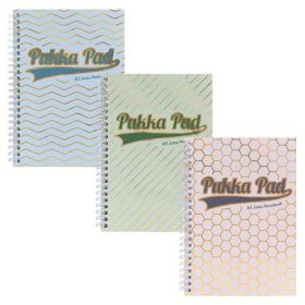   Spirálfüzet, A5, vonalas, 100 lap, PUKKA PAD Haze Jotta, vegyes szín (PUP9868)