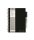 Spirálfüzet, A5, vonalas, 125 lap, PUKKA PAD Black project book, fekete (PUPBA5V)
