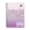 Spirálfüzet, A5, vonalas, 100 lap, PUKKA PAD Irlen Jotta Lavender (PUPIRJA5L)