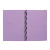 Spirálfüzet, A5, vonalas, 100 lap, PUKKA PAD Irlen Jotta Lavender (PUPIRJA5L)