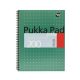 Spirálfüzet, A4+, kockás, 100 lap, PUKKA PAD, Metallic Jotta (PUPJJM018K)