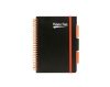 Spirálfüzet, A5, vonalas, 100 lap, PUKKA PAD, Neon black project book (PUPN7665V)