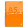 Spirálfüzet, A5, vonalas, 80 lap, PUKKA PAD Unipad Essentials Jotta, vegyes (PUPUEJA5)