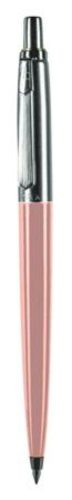 Golyóstoll, 0,8 mm, nyomógombos, pasztell rózsaszín tolltest, PAX, kék (PX4030301)