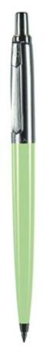 Golyóstoll, 0,8 mm, nyomógombos, pasztell zöld tolltest, PAX, kék (PX4030302)