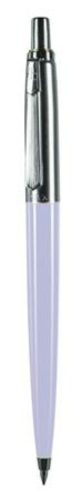 Golyóstoll, 0,8 mm, nyomógombos, pasztell lila tolltest, PAX, kék (PX4030304)