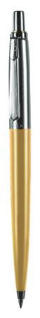 Golyóstoll, 0,8 mm, nyomógombos, sárga tolltest, PAX, kék (PX4030401)