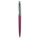 Golyóstoll, 0,8 mm, nyomógombos, magenta tolltest, PAX, kék (PX4030406)
