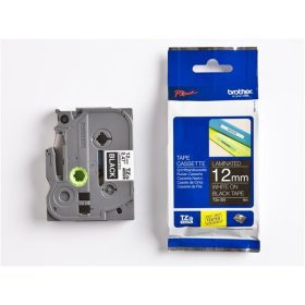   Feliratozógép szalag, 12 mm x 8 m, BROTHER, TZe-335 fekete-fehér (QPTTZ335)