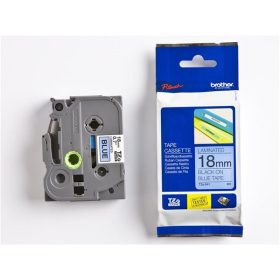   Feliratozógép szalag, 18 mm x 8 m, BROTHER, TZe-541 kék-fekete (QPTTZ541)