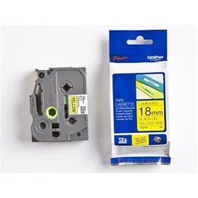   Feliratozógép szalag, 18 mm x 8 m, BROTHER, TZe-641 sárga-fekete (QPTTZ641)