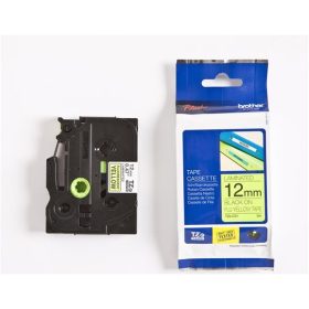   Feliratozógép szalag, 12 mm x 5 m, BROTHER, TZe-C31 sárga-fekete (QPTTZC31)