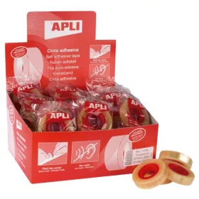   Ragasztószalag, 12 mm x 33 m, APLI Transparent, átlátszó (RA11169)