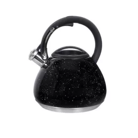   Vízforraló kanna, sípoló funkció, 2,7 liter, RESTO Lyra 90604, fekete (RELY90604)