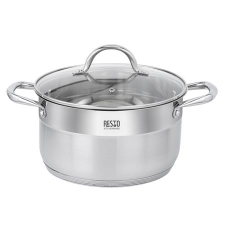 Főzőedény / lábas, fedővel, 24 cm, 6,2 liter, RESTO Rigel 92105 (RERI92105)