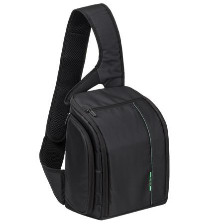 Oldaltáska, DSLR fényképezőgéphez, RIVACASE Green Mantis 7470 fekete (RFOT7470)