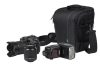 Válltáska, DSLR fényképezőgéphez, RIVACASE Green Mantis 7440 fekete (RFVT7440)
