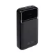 Power bank, beépített kábellel, 20.000mAh, RIVACASE VA2221, fekete (RHAVA2221)