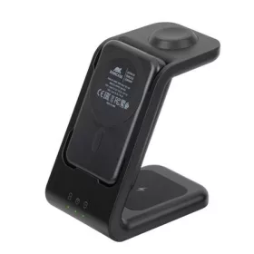   Töltőállomás, vezeték nélküli, mágneses, 5000mAh, RIVACASE VA4917 (RHAVA4917)