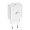Hálózati töltő, 20W, USB-C, USB-C, USB-C/USB-C töltőkábel, RIVACASE PS4101, fehér (RHPS4101)