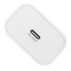 Hálózati töltő, 20W, USB-C, USB-C, USB-C/USB-C töltőkábel, RIVACASE PS4101, fehér (RHPS4101)