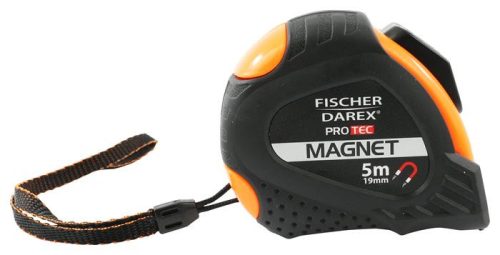 Mérőszalag, 5 m x 19 mm, mágneses, FISCHER DAREX (RM0198104)