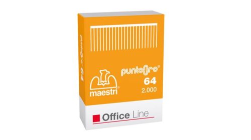 Tűzőkapocs, 6/4, PRIMULA “Punto Oro 64”, arany (RM1001101)