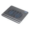 Notebook állvány, hűtőventilátorral, 15,6, RIVACASE 5555, ezüst (RNA5555)